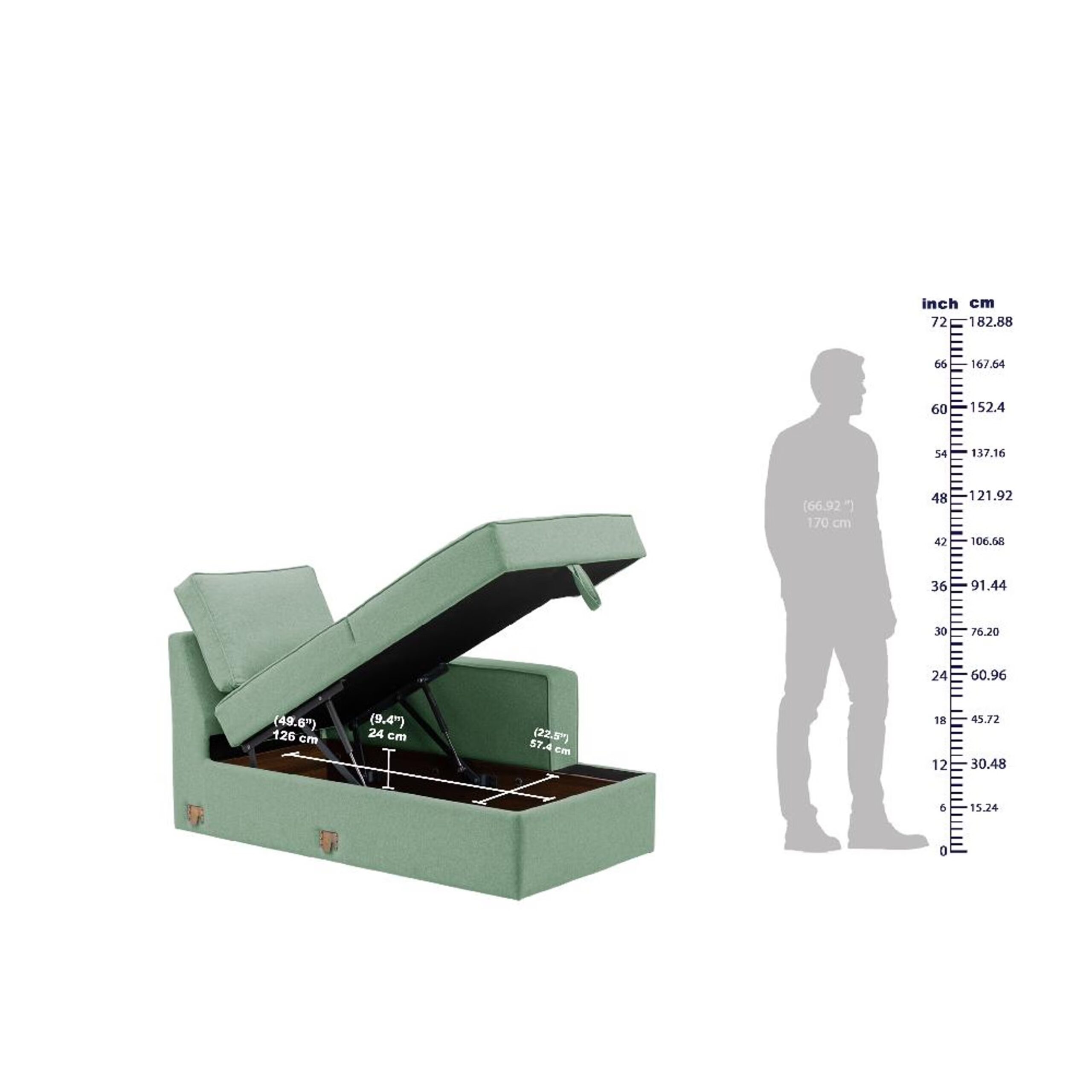 Swani Napper Storage L Shape Sofa Set – 3 Seater with Right Side Chaise - Image 3